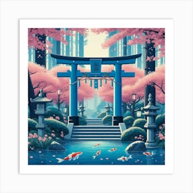 Japanese Garden 9 Art Print