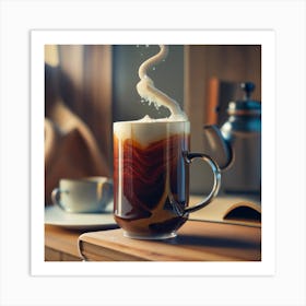 Coffee In A Cup Art Print