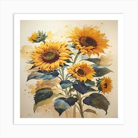 Sunflowers Art Print