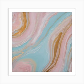 Abstract Marble Painting Art Print