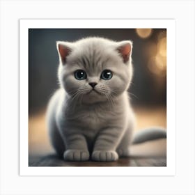 Cute Kitten 2 Art Print