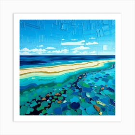 Sand And Sea Art Print