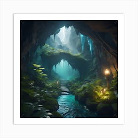 Mystical Beauty Art Print