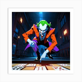 Joker Playing Cards Art Print