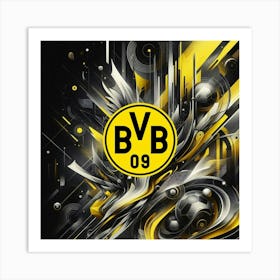 Borussia Dortmund Logo Wall Art 11 Art Print