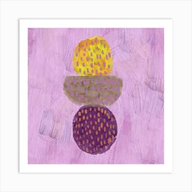 Pomegranate, orange and bowl Art Print