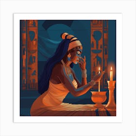 Egyptian Woman 20 Art Print