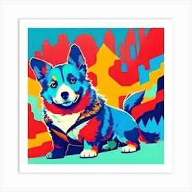 Corgi 25 Art Print