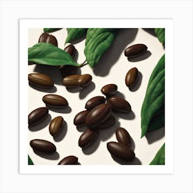 Coffee Beans 301 Art Print