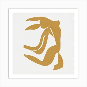 Gold Rabbit - Matisse Art Print