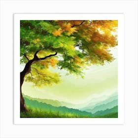 Tree In The Forest 16 Art Print