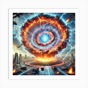 Elemental Convergence Special Ability Converted Art Print