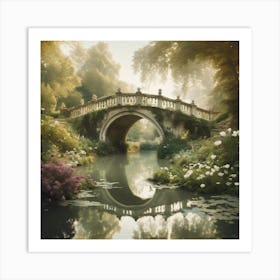 palladian bridge Art Print