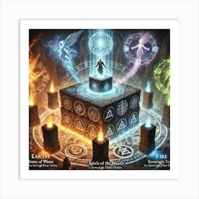 Spirit Of The Mantle Essence Of Earth Art Print