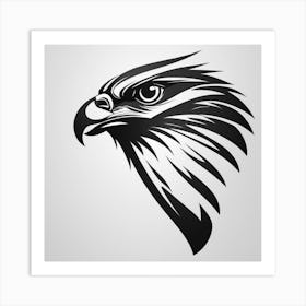 Eagle Head Art Print