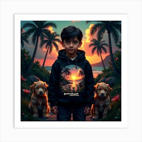 'The Dogs' Art Print