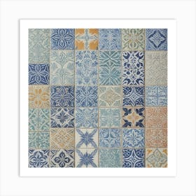 Mediterranean Tiles Art Print