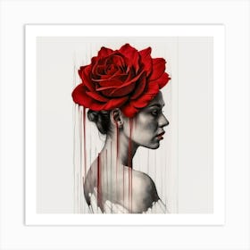 'The Rose' Art Print