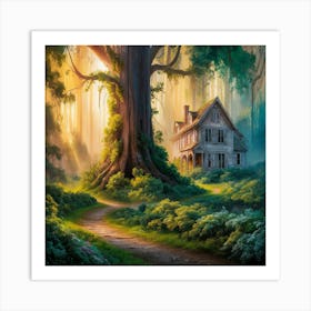 House In The Woods 1 Art Print