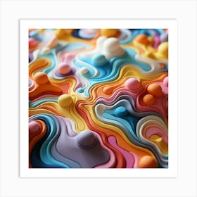 Swirls And Swirls Art Print