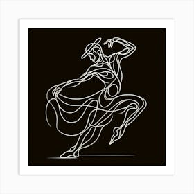 Abstract Dancer Art Print