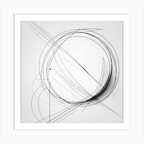 Abstract Circle Art Print