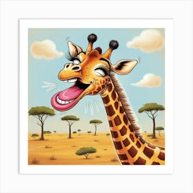 Giraffe 1 Art Print