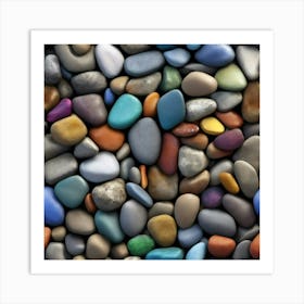 Pebbles Art Print