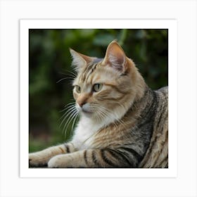 Tabby Cat 2 Art Print