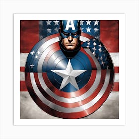 Captain America 2 Art Print