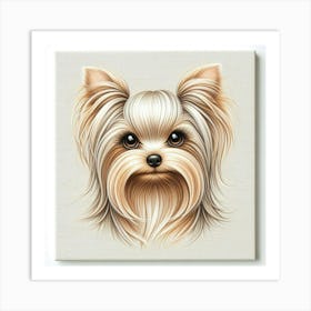 A yorkie female 4 Art Print