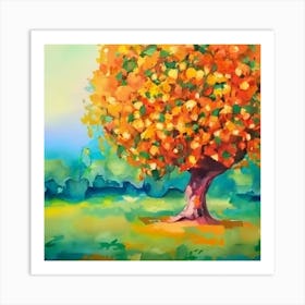 Orange Tree Art Print