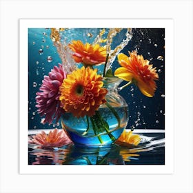 Flowers In A Vase 38 Art Print