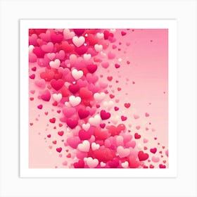 Valentine'S Day Background Art Print