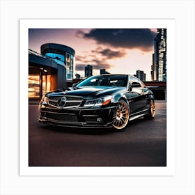 Mercedes Benz Clk 1 Art Print