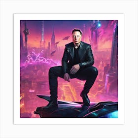 Elon Musk 4 Art Print