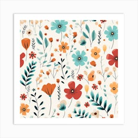 Floral Pattern Art Print