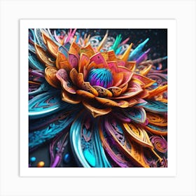 Lotus Flower Art Print