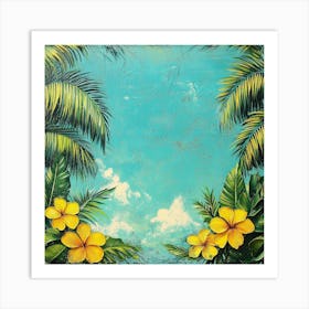 Tropical Painting Art Art Print