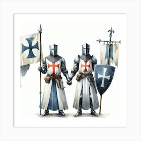 Knight Templar 2 Art Print