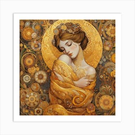 Golden Lily Art Print