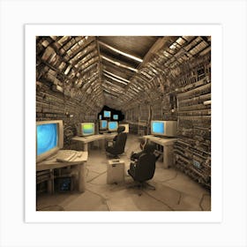 Computer Room Art Print