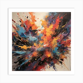 Abstract Painting paintings art print 3 Art Print