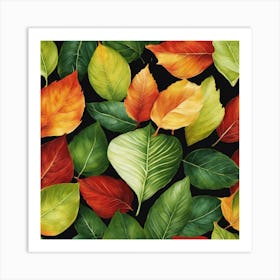 Autumn Leaves 7 Art Print