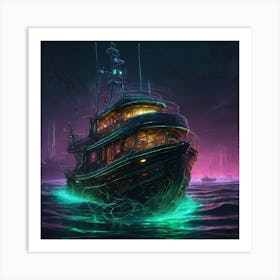 76480 In The Depths Of An Alien Ocean, A Majestic Otherw Xl 1024 V1 0 2 Art Print