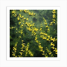 Yellow Leaves Art Print