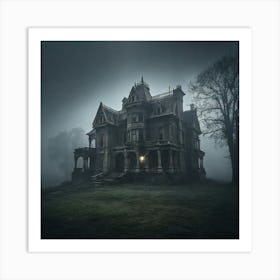 Haunted House 6 Art Print