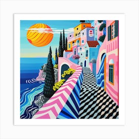 The Beauty of the Amalfi Coast 1 Art Print