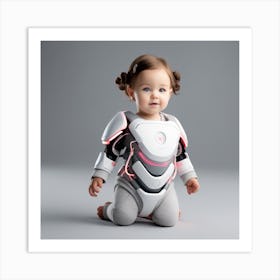 Robot Baby 3 Art Print