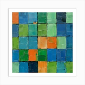 Squares 19 Art Print